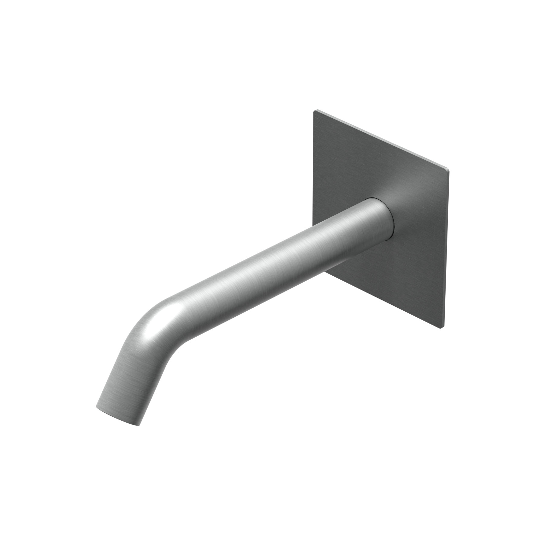 E0BA0155H2C Настенный излив для ванны Ritmonio Diametro35 Inox Concrete