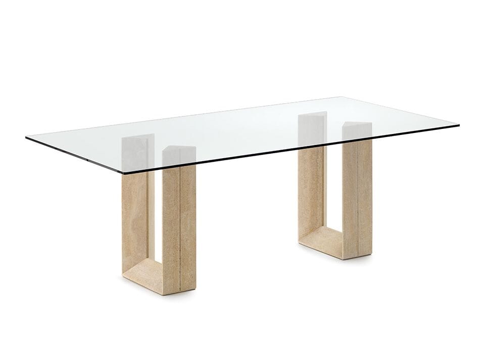 Прямоугольный Хрустальный стол Cattelan italia Камертон ARCH-00138250