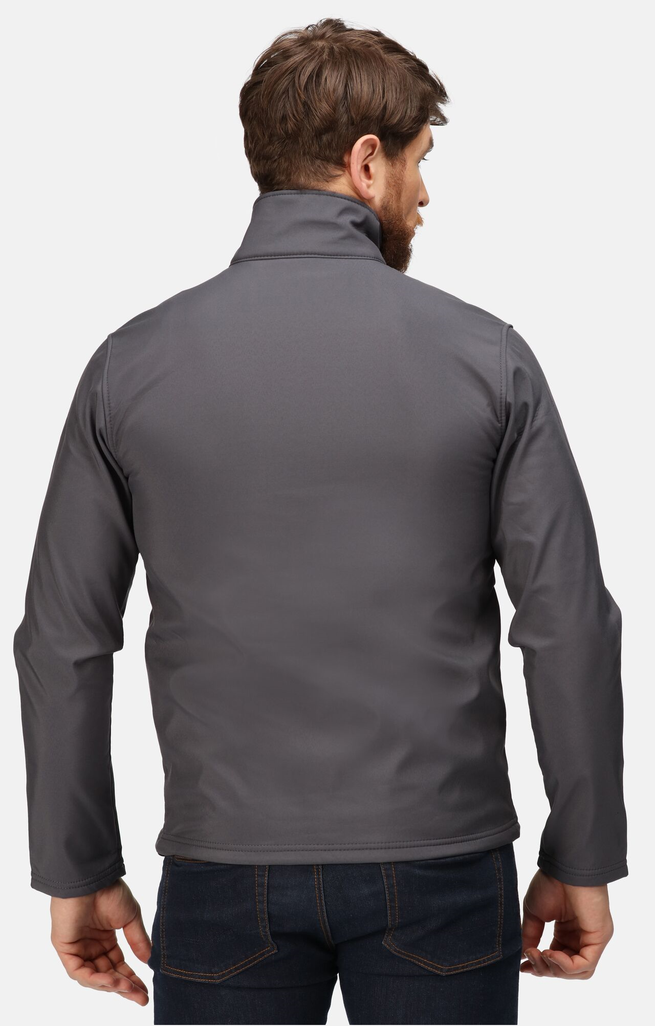 5046559 Куртка РЕГАТТА ПРОФЕШИОНАЛ ОКТАГОН II софтшел серо/черная  Зимняя спецодежда  размер 54-56 (XL)  - Вид №3