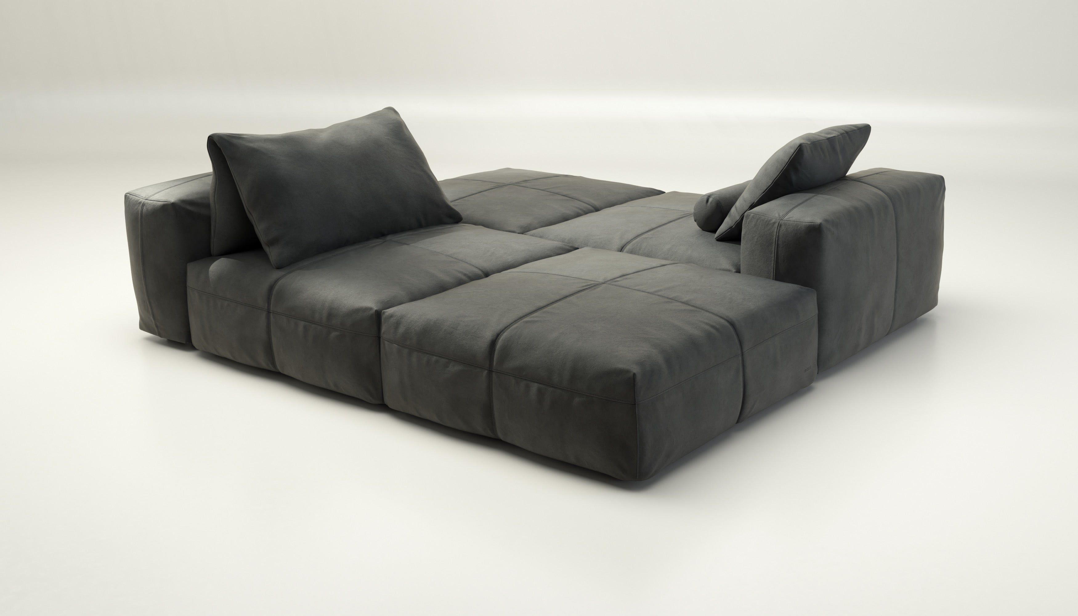 Кожаный модульный диван vetsak Leather ARCH-00066627 - Вид №1