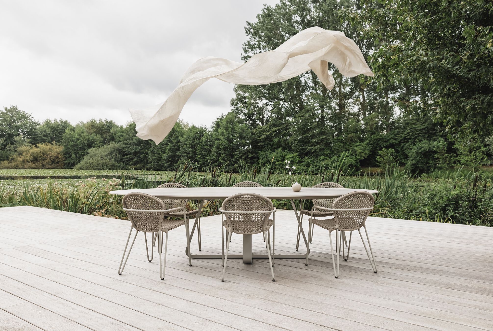 Алюминиевый штабелируемый стул с подлокотниками Joli ARCH-00043750 - Вид №2