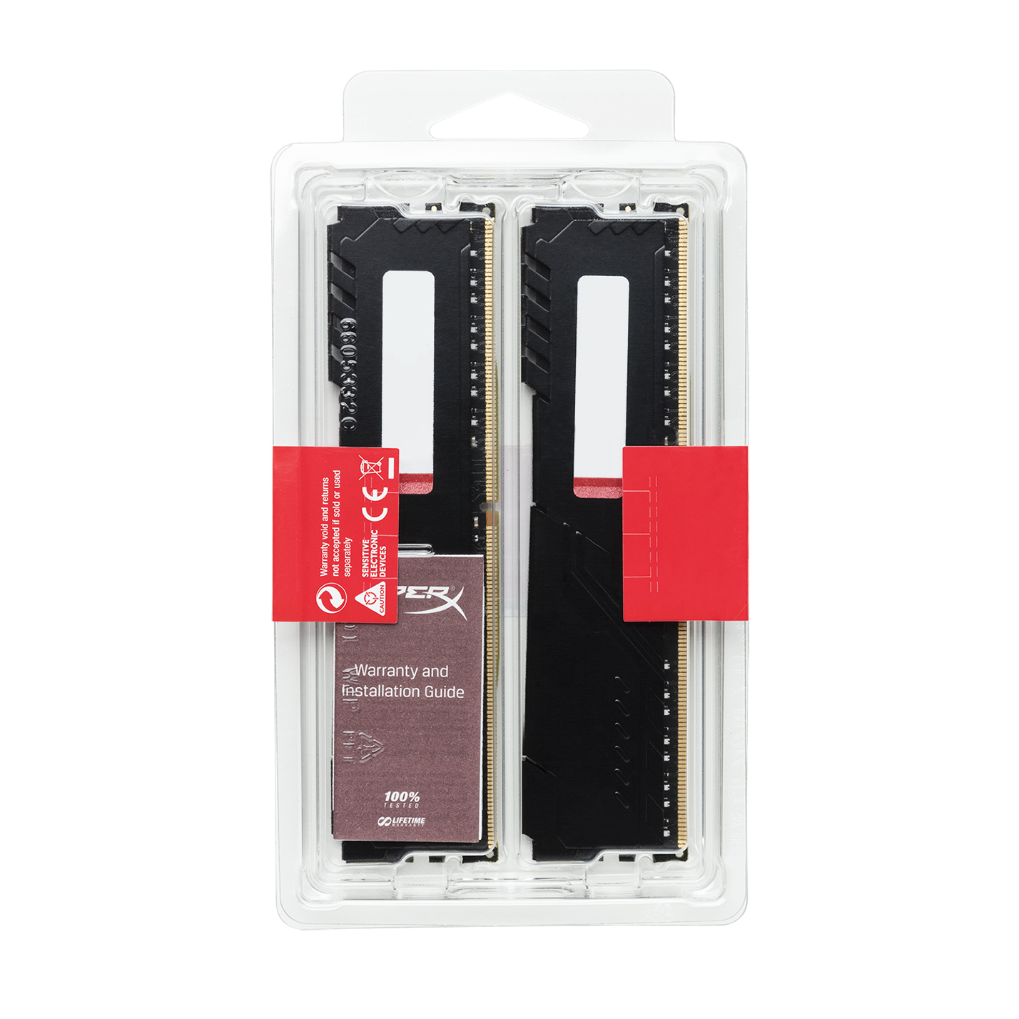 HX430C15FB3K2/32 32gb 3000mhz ddr4 cl15 dimm (kit of 2) hyperx fury black Kingston Santreyd  - Вид №5