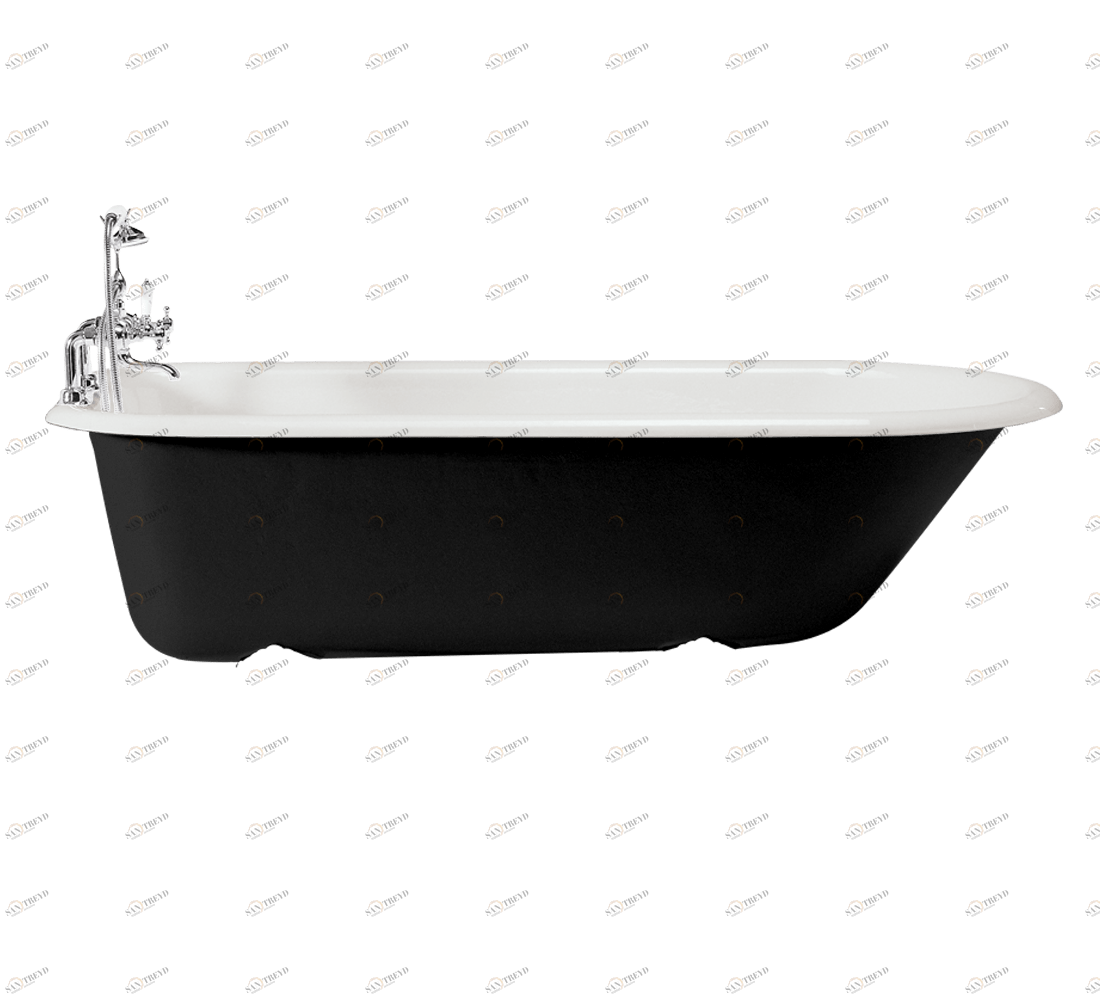Gentry Home Bexley Cast iron bathtubs with feet Ral 9005 GH102025 