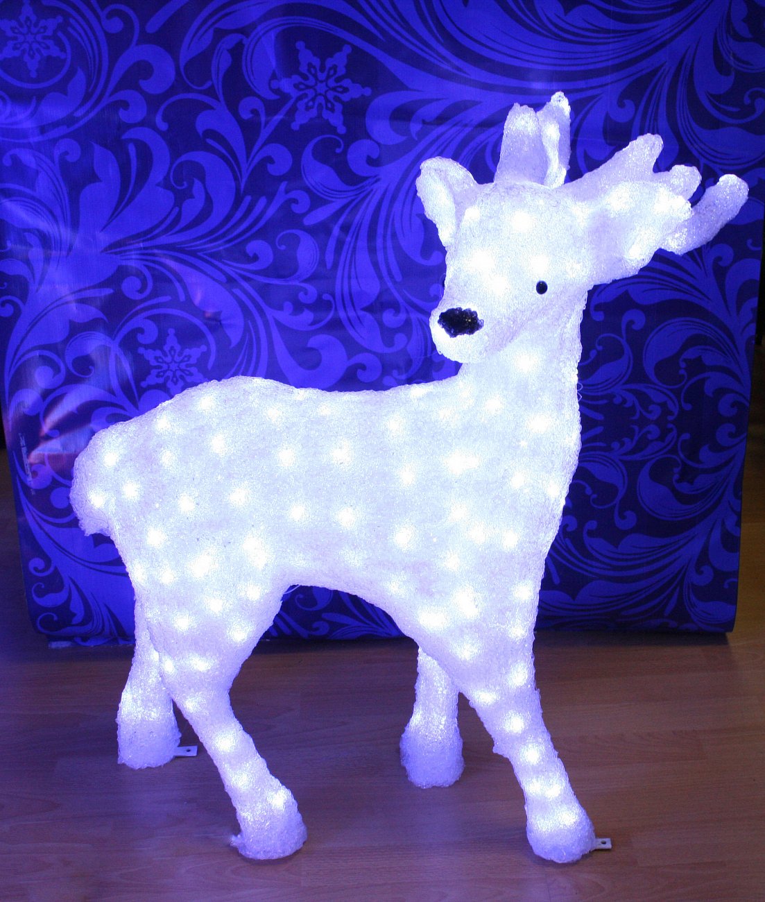 Световая Фигура "Оленёнок" 3D ELKI СВЕТОВЫЕ ФИГУРЫ 017729 Белый  - Вид №2