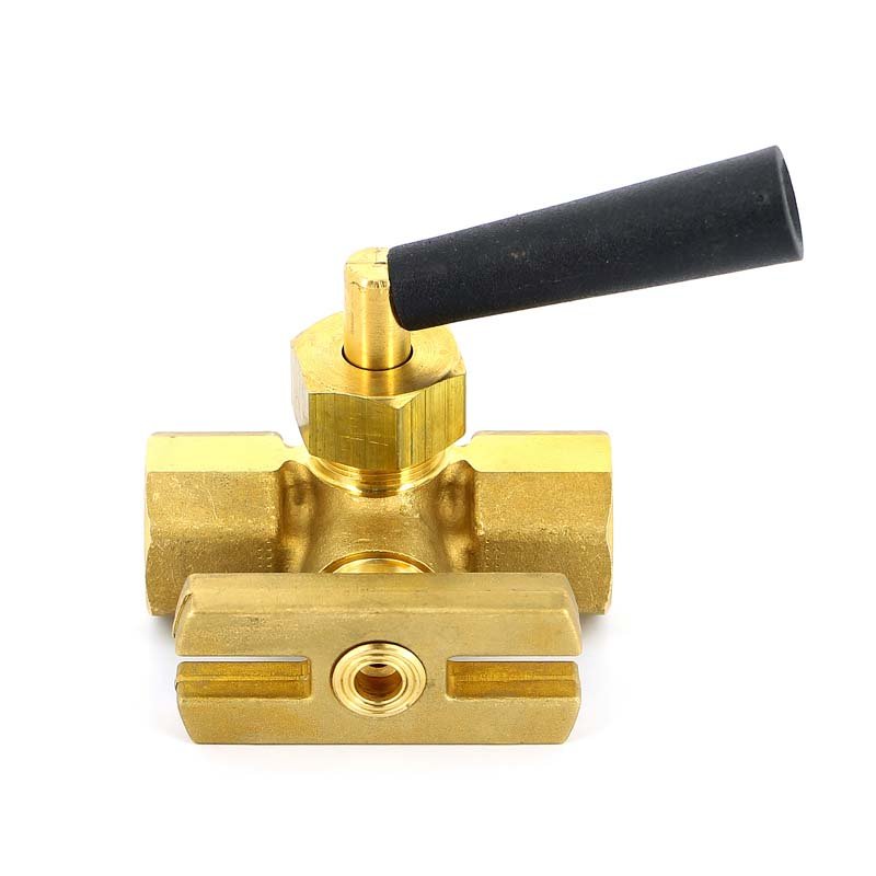 Кран ВВ трехходовой 1/2" RM для манометров, с фланцем WATTS 10009481 - Вид №1