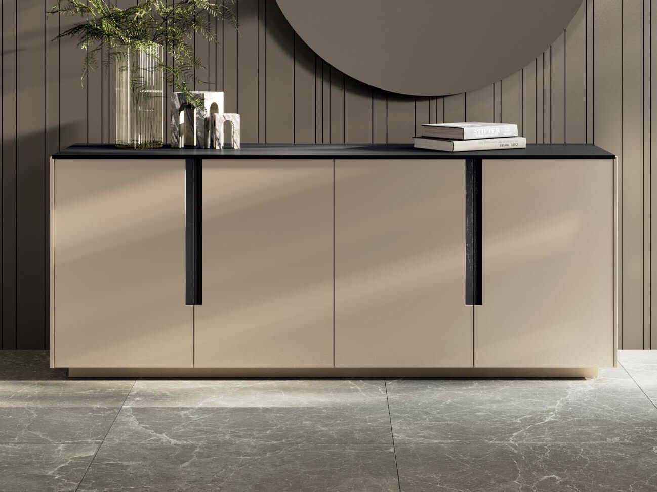 Двустворчатый шкаф с распашными дверями Guzzini & Fontana Up-Stage ARCH-00087938