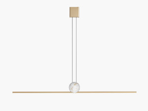 Металлический светодиодный подвесной светильник