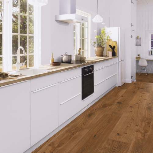 Инженерная доска Boen Chalet Antique Дуб Натур (Гладкая) 2000-4000х395 мм 2100440026 - Вид №2