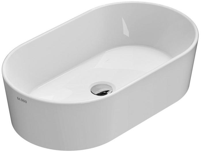 Sc012.bi / fo061.bi Накладная раковина на столешницу  овальная Ceramica Globo FORTY3 - Вид №1