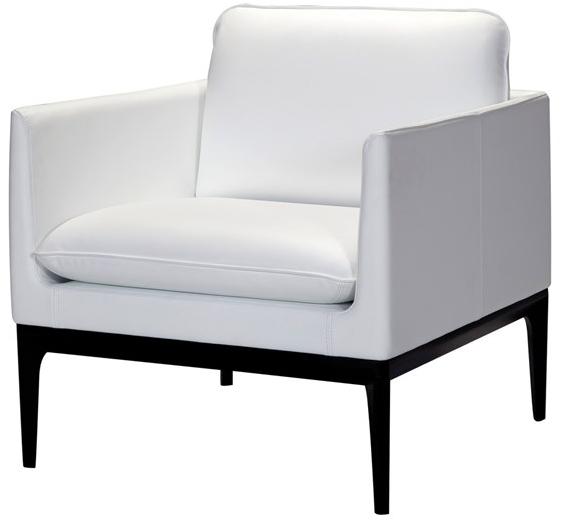 Duvivier Canapés Кресло со съемным кожаным чехлом с подлокотниками Allure Alluxe10 - Вид №1