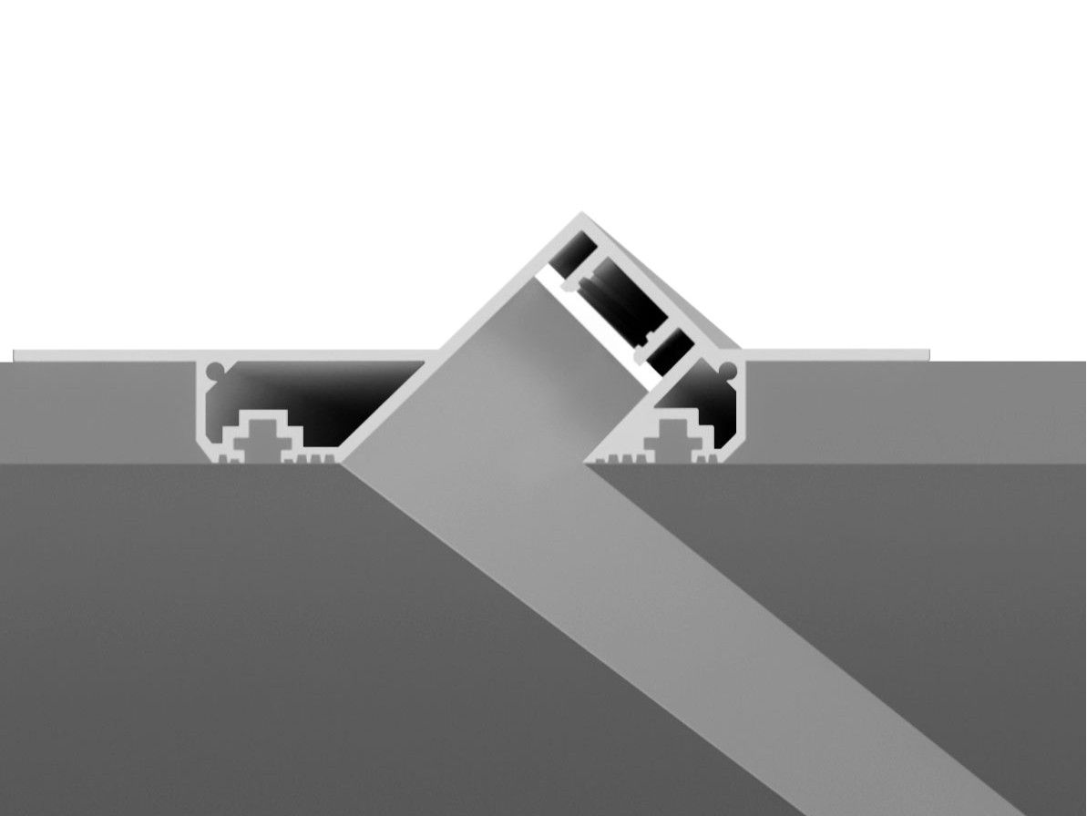 Алюминиевый линейный профиль освещения Ghidini Lighting LINEAR 24WW ARCH-00135581 - Вид №1