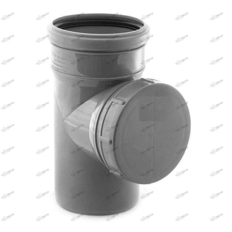 Ревизия ПВХ канализационная Д110мм Политек 6333