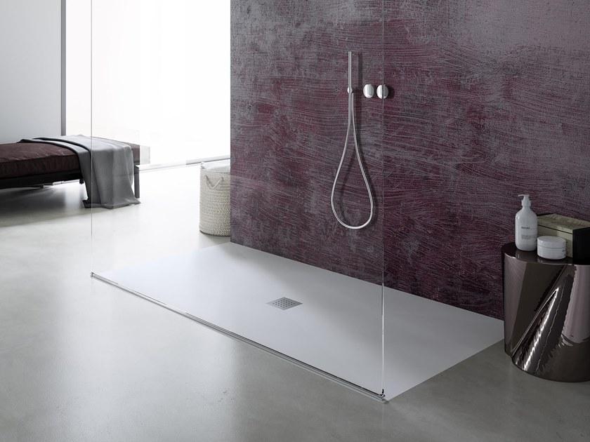 Karol Прямоугольный душевой поддон из Corian® Filo Karolitalia sun-id-1420134 - Вид №1