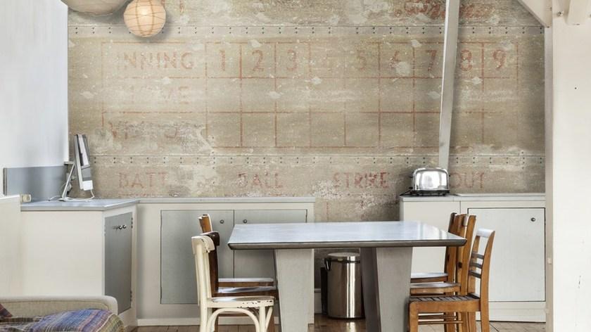 GLAMORA Виниловые обои с эффектом стены Wall script sun-id-1364084 - Вид №3