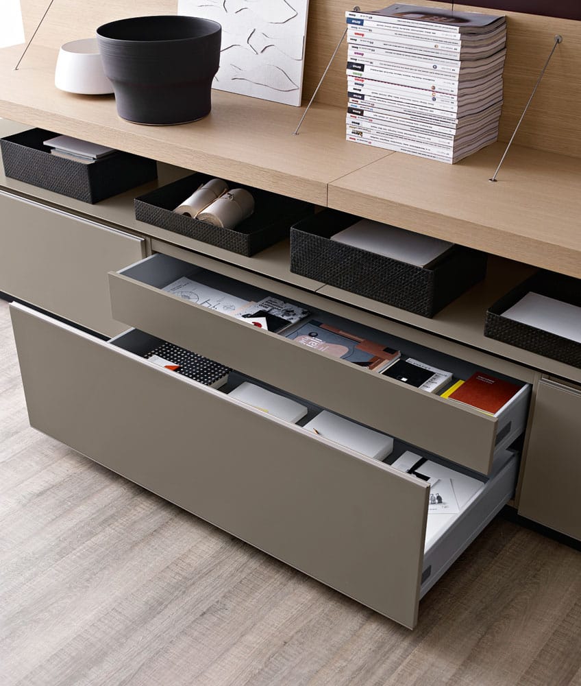 Оборудованная стена с ТВ-стойкой B&B Italia PAB ARCH-00029458 - Вид №11