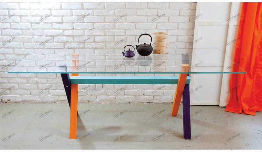 IFT Прямоугольный стол из закаленного стекла sun-id-1428655