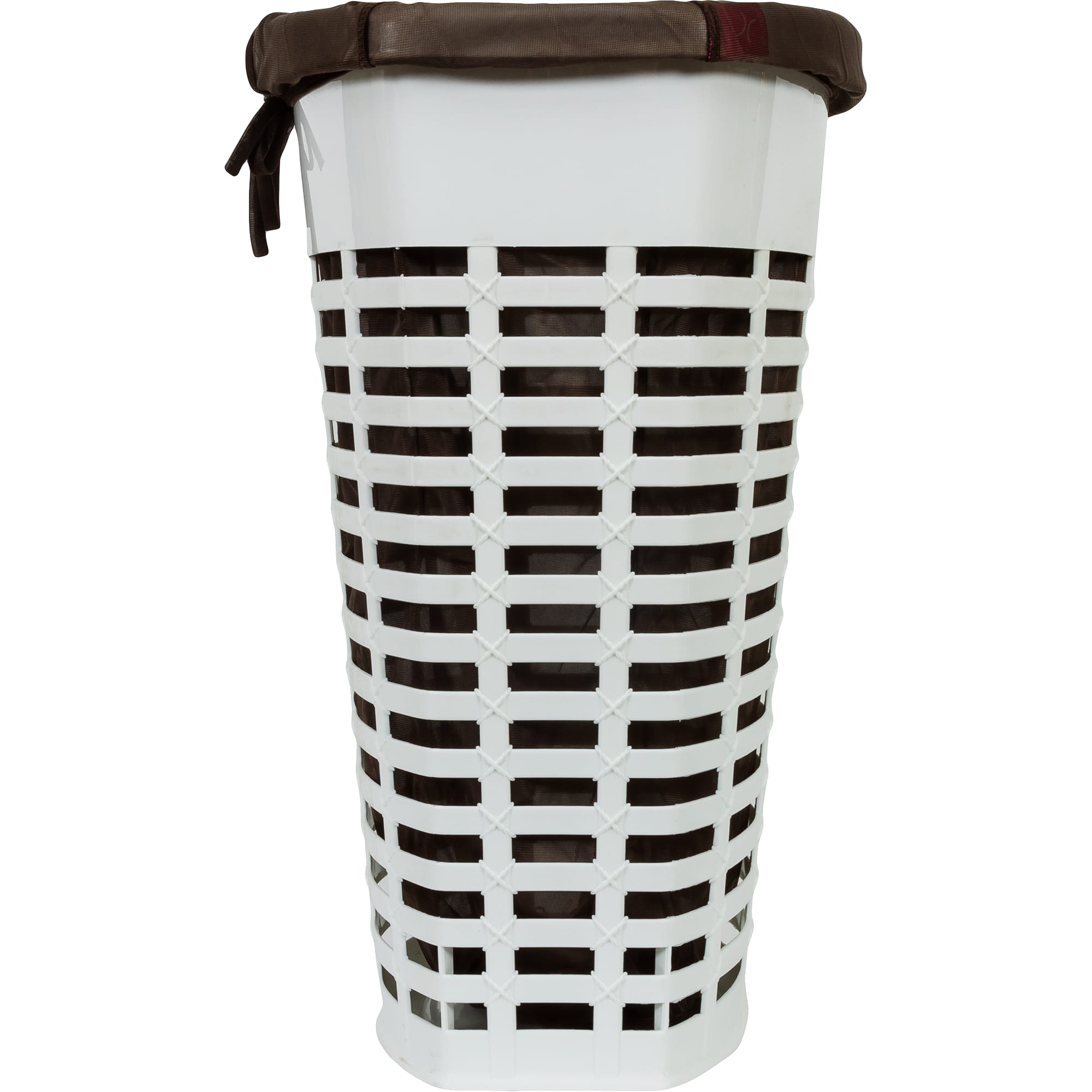 82118692 Корзина для белья с чехлом, 470х360х600 мм, цвет коричневый PALM Santreyd - Вид №1