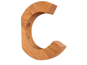 Вешалка из дуба