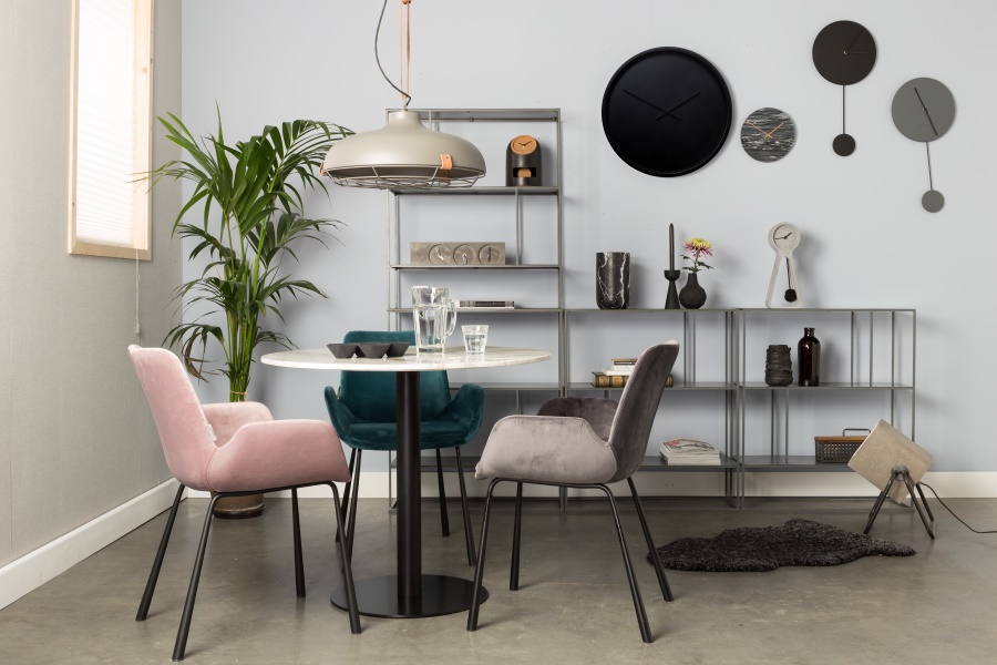 Кресло Brit темно-серое на тонких ножках Zuiver 1200142 - Вид №2