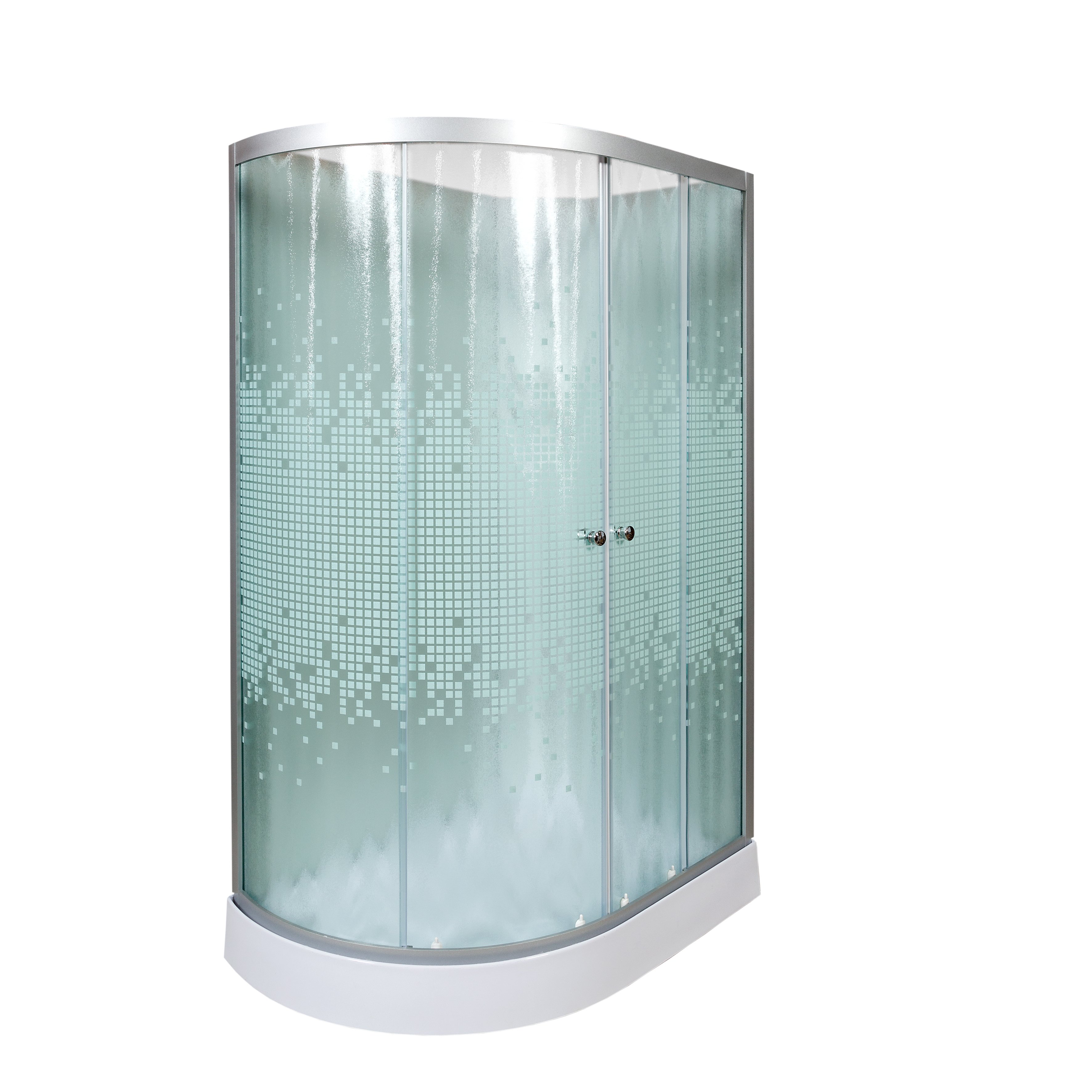 BМ1590 N LED BLACK Душевая кабина DETO Серия ВМ L 902 R N без крыши - Вид №9