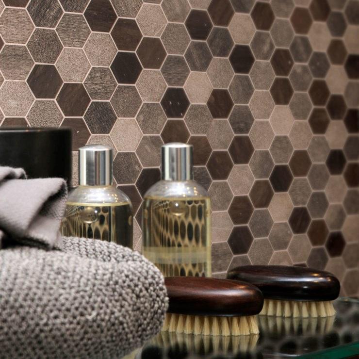 Ideamarmo Мраморная мозаика Esagonale Exg 604 - Вид №3