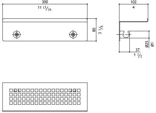 MGS Полка для ванной из нержавеющей стали Accessori per bagno sun-id-1462910 - Вид №1