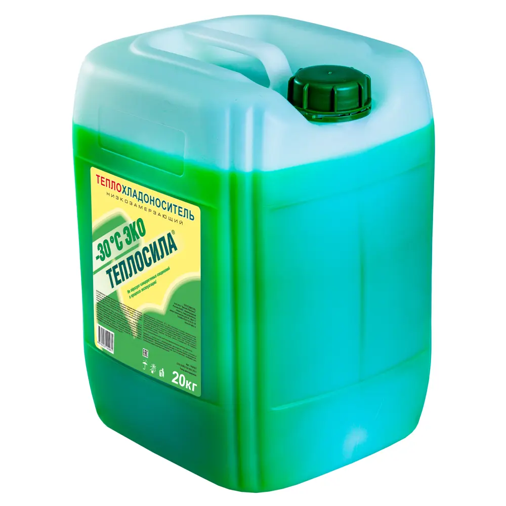 Теплоноситель Теплосила-30 Эко для систем отопления -30°C 20 кг 88110680 STLM-0076884 - Вид №1