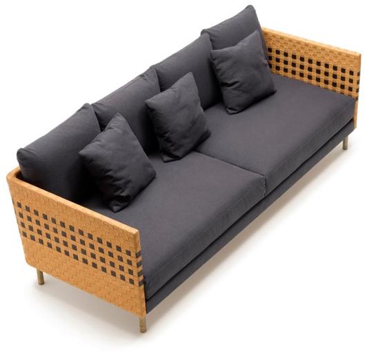 Bottega Intreccio Дополнительный 2-х местный диван  D001  - Вид №1