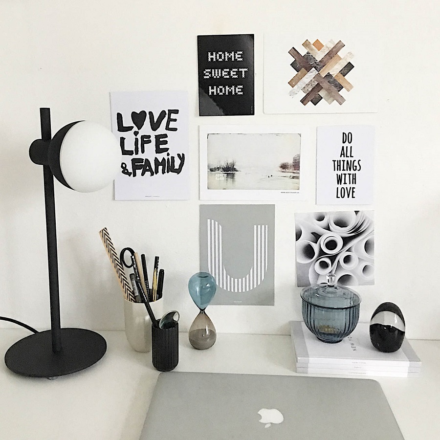 Лампа настольная Fabian, черное матовое основание Frandsen 2505140001 - Вид №1