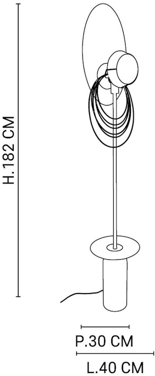 Market Set Торшер из ткани Massai Pr590293 - Вид №6