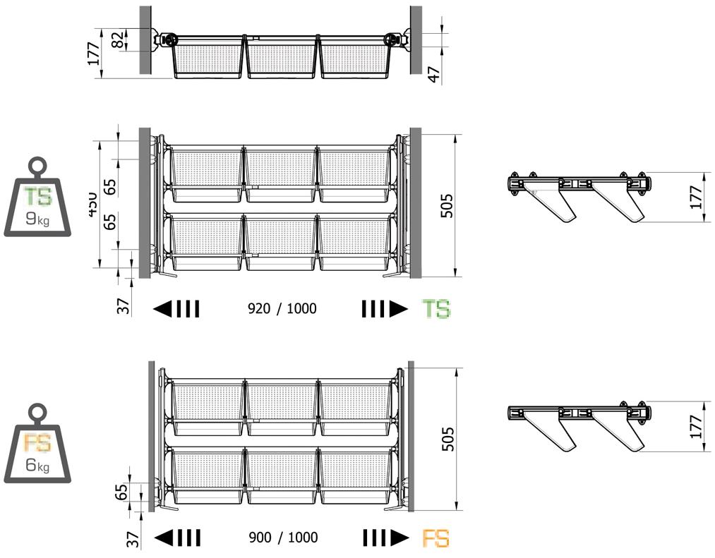 Servetto Аксессуары для алюминиевых гардеробных sun-id-1510633 - Вид №6