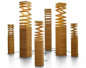 Host & Home Светодиодный торшер прямого света из тика