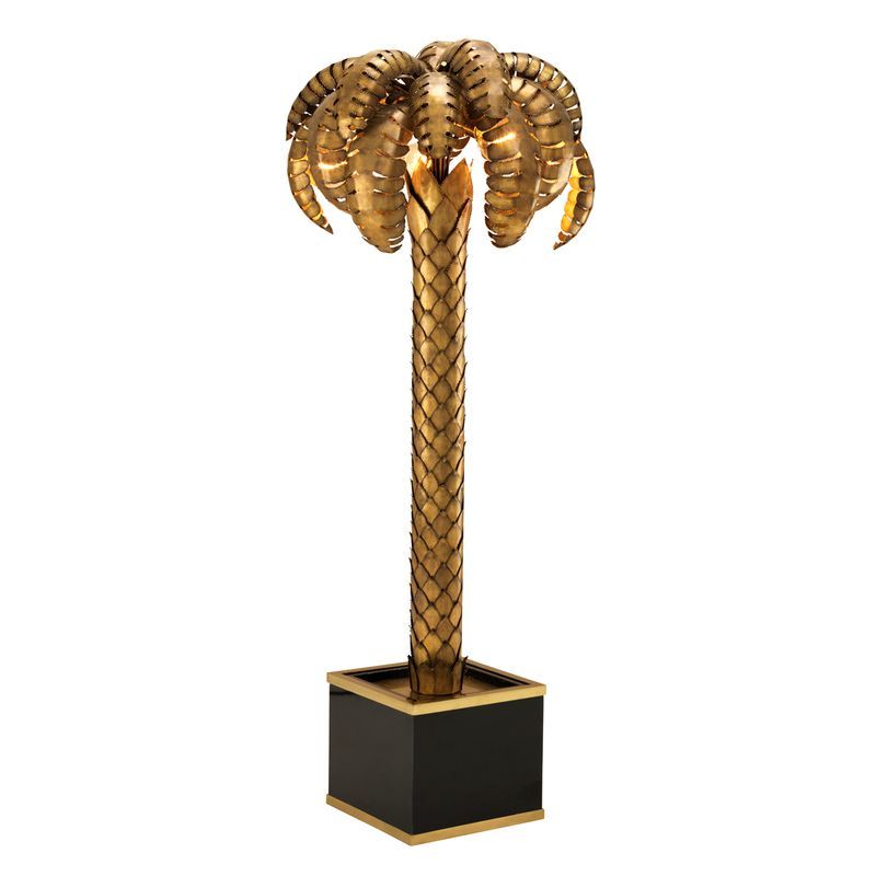 Напольная лампа Palm Tree от Eichholtz 109748 EICHHOLTZ СТАТУЯ, ЭЛИТНЫЕ 059967 Золото;черный  - Вид №1