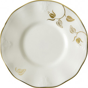 10540263 Royal Crown Derby Чашка кофейная с блюдцем Royal Crown Derby "Королевская бабочка" (цветная) Фарфор костяной