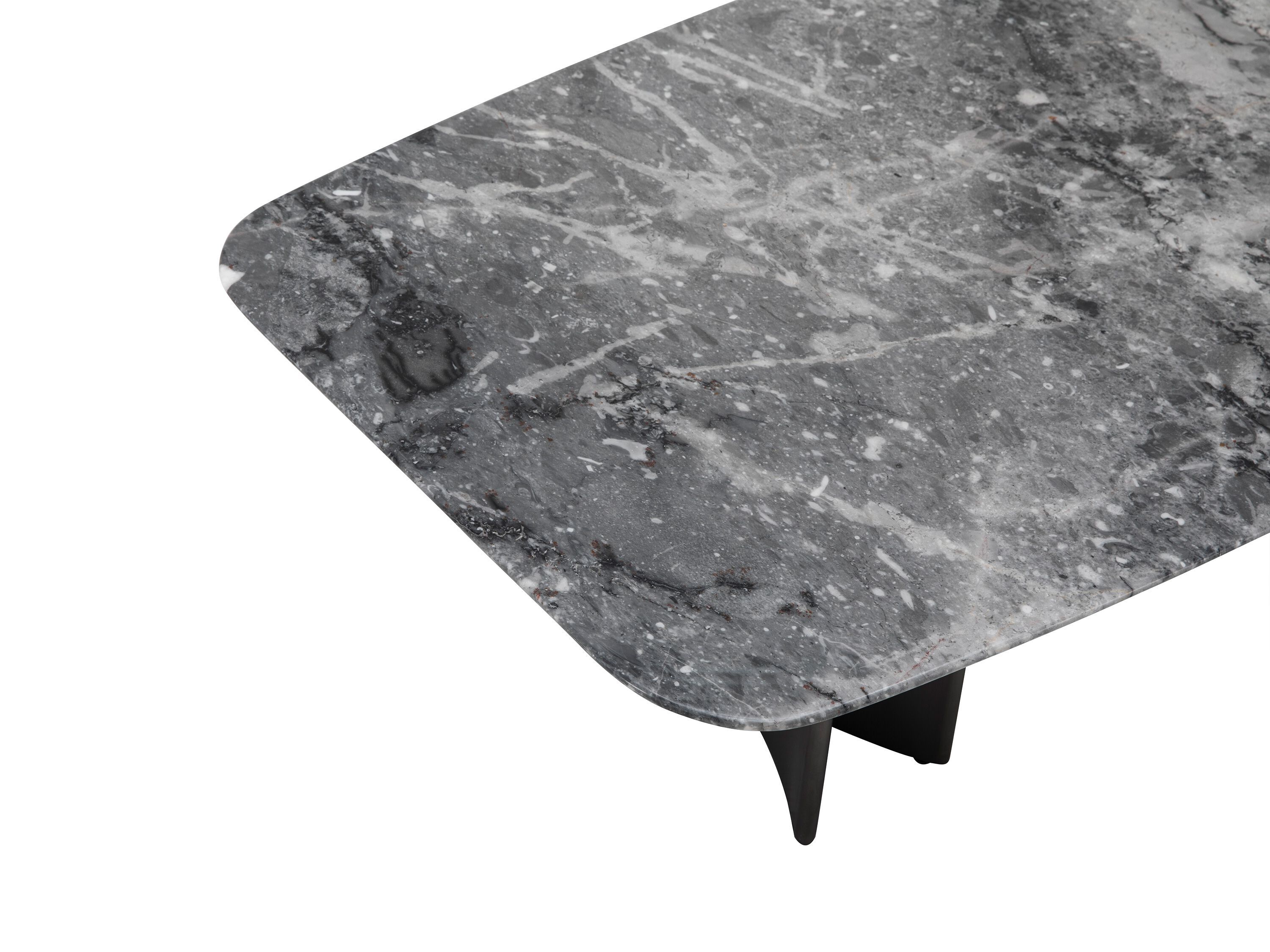 Прямоугольный журнальный столик из мрамора и нержавеющей стали CAMPO DE' FIORI ASCT665 ARCH-00043947 - Вид №3