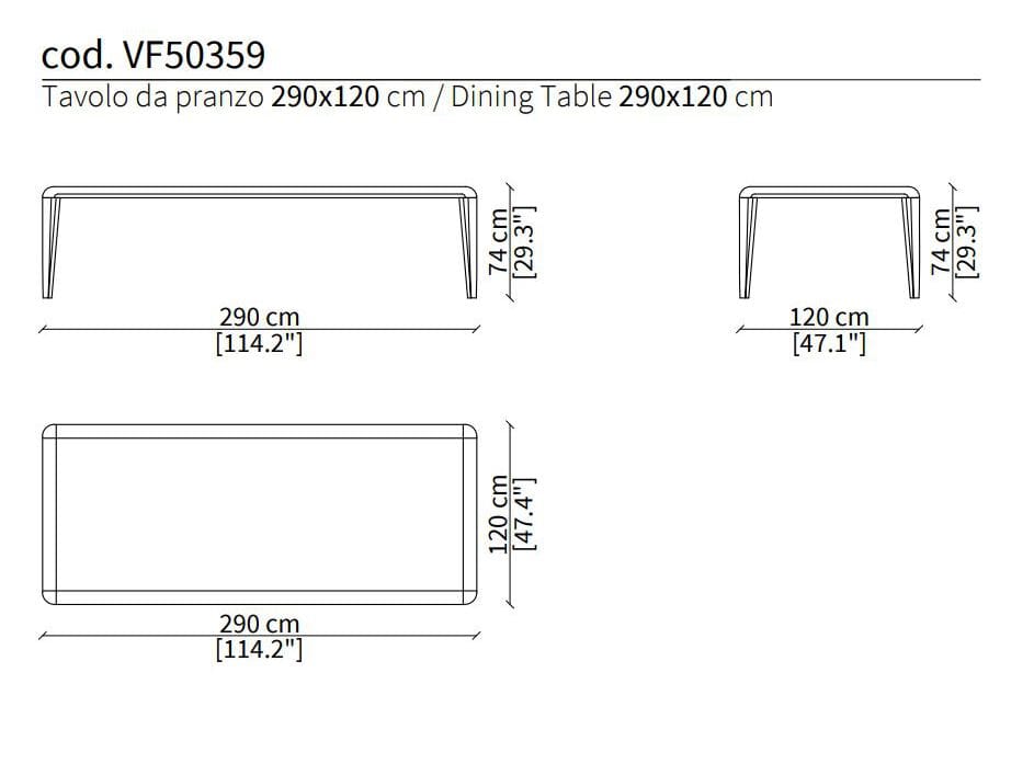 Деревянный обеденный стол Vittoria Frigerio RUBINI ARCH-00048757 - Вид №7