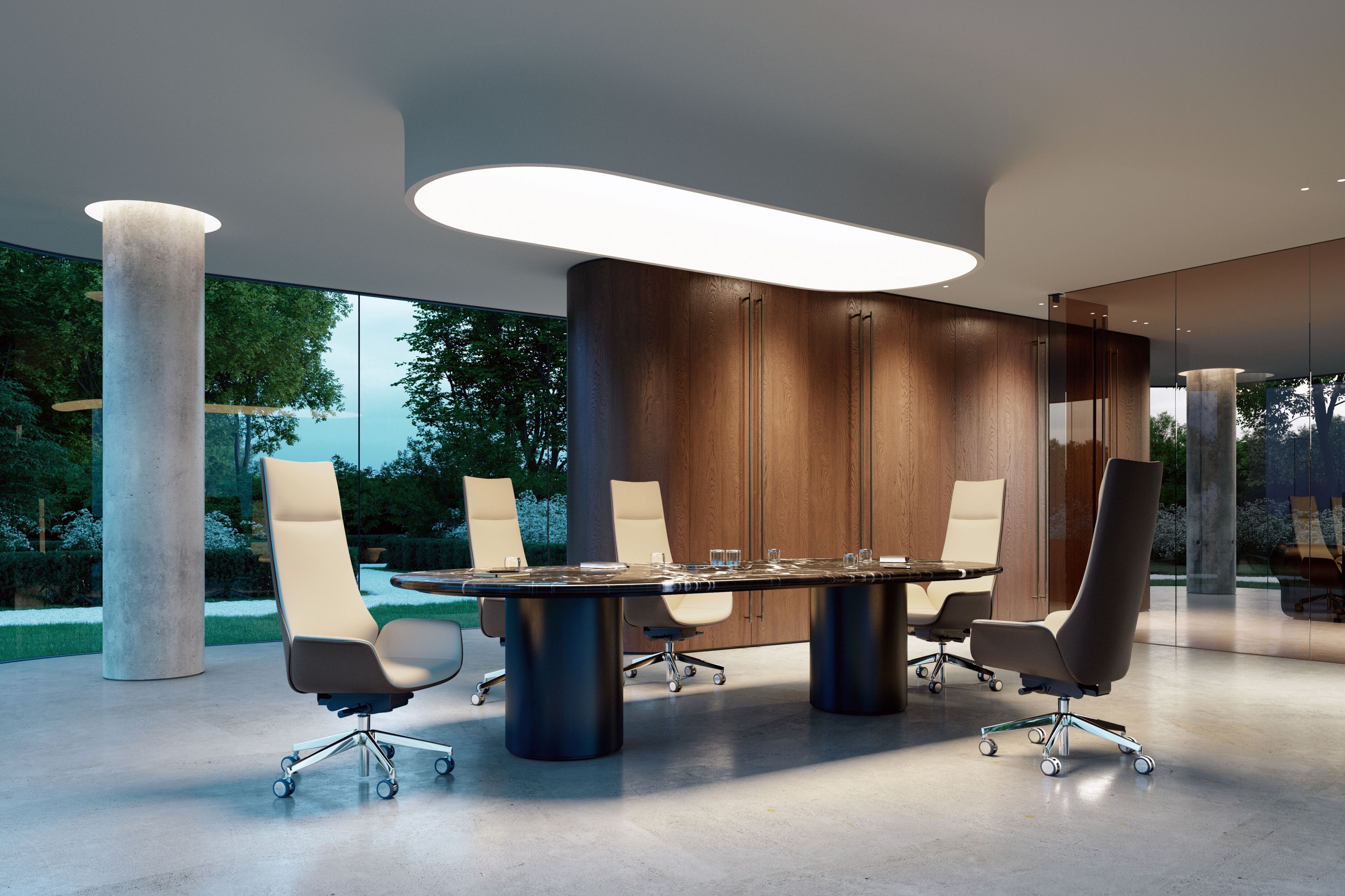 5-спицевое офисное кресло с высокой спинкой Kastel Kriteria ARCH-00055652 - Вид №2