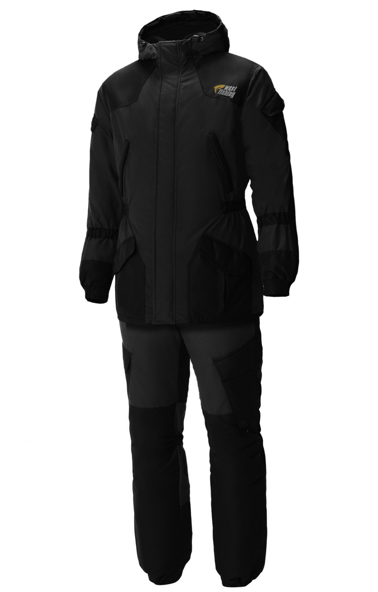 5039455 Костюм  утепленный черный West Fishing  Зимняя спецодежда Santreyd 