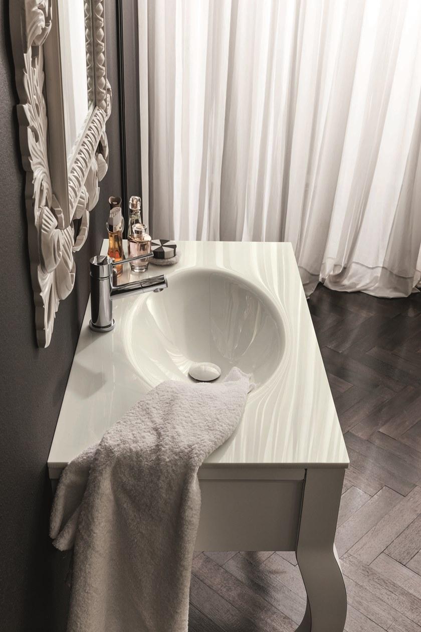 ARTELINEA Лакированная напольная мойка-консоль с ящиками  Al 533  - Вид №1