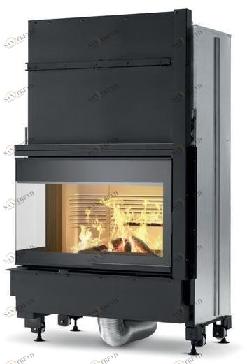 PALAZZETTI Дровяной угловой камин класса а + Ecomonoblocco sun-id-1365629