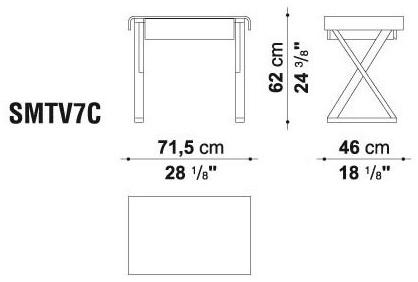 Maxalto Прямоугольный журнальный столик из дуба Sidus sun-id-1513490 - Вид №1