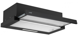 9185534 Вытяжка телескопическая LAUF LUNA 600 черный/черный