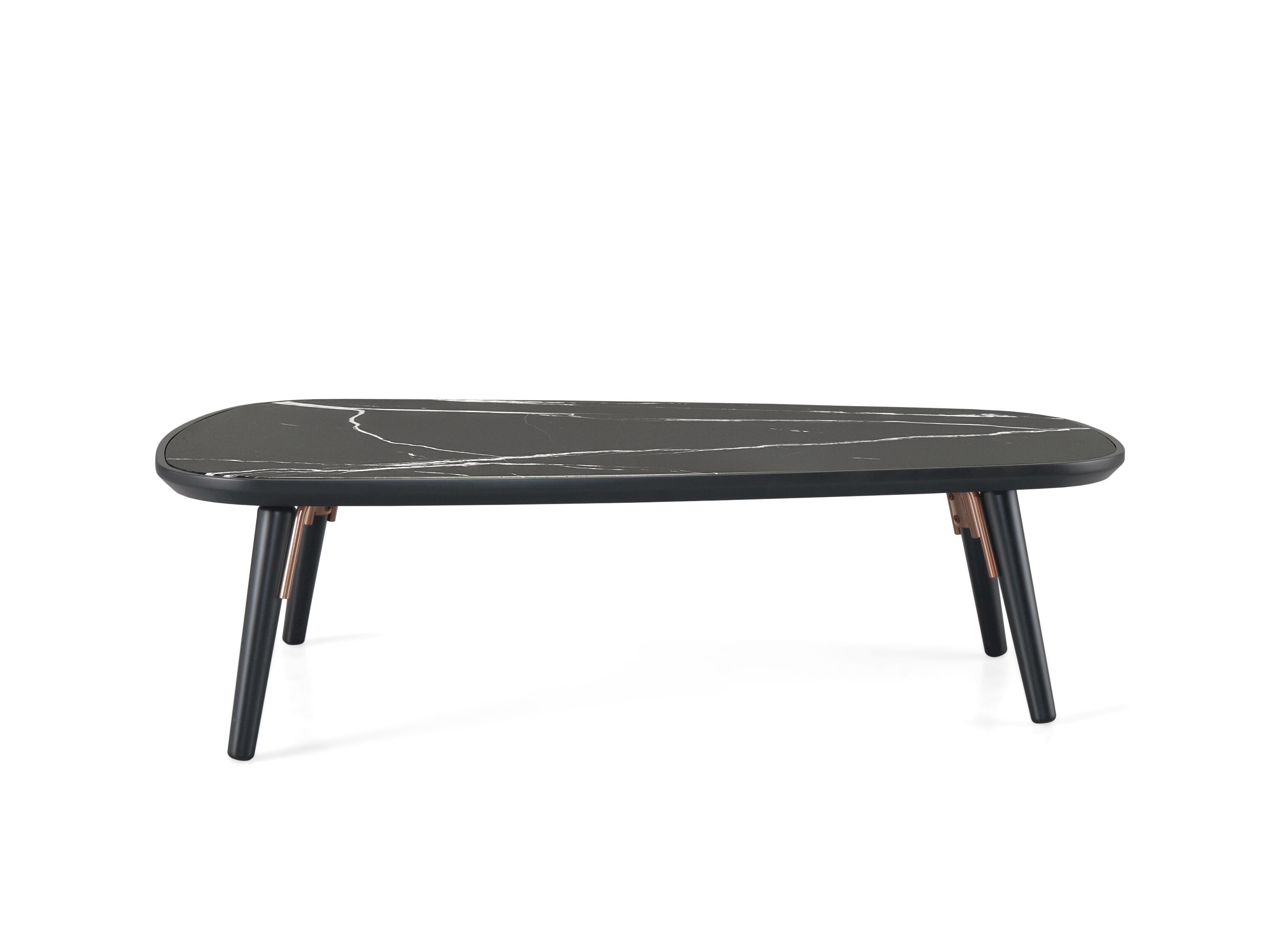 Журнальный столик из черного мрамора Marquina для гостиной PRADDY Metro ARCH-00120509