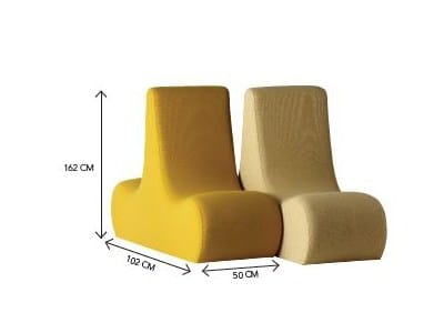 Тканевое кресло с высокой спинкой VERPAN Welle ARCH-00035941 - Вид №3