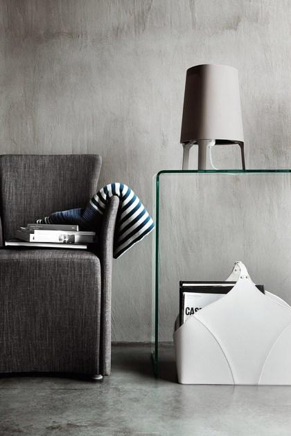 Calligaris Кожаное кресло с подлокотниками  Cs/1267-lh  - Вид №5