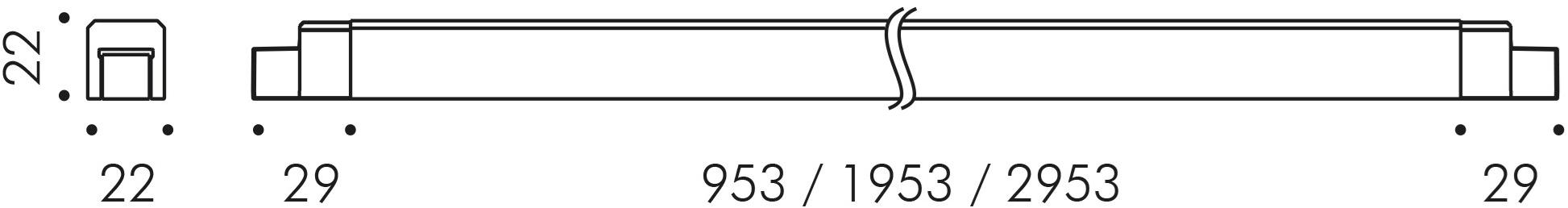 SIMES Линейный световой профиль из алюминия Barra continua sun-id-1397018 - Вид №7