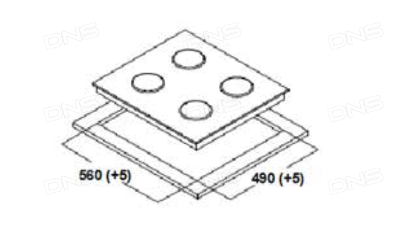5346140 Газовая варочная поверхность Oasis P-MBR (F) STDN-0142192 - Вид №8