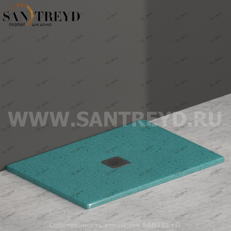 DT101GT Душевой поддон 100x70 керамический Globo Ceramica Globo DOCCIATRE