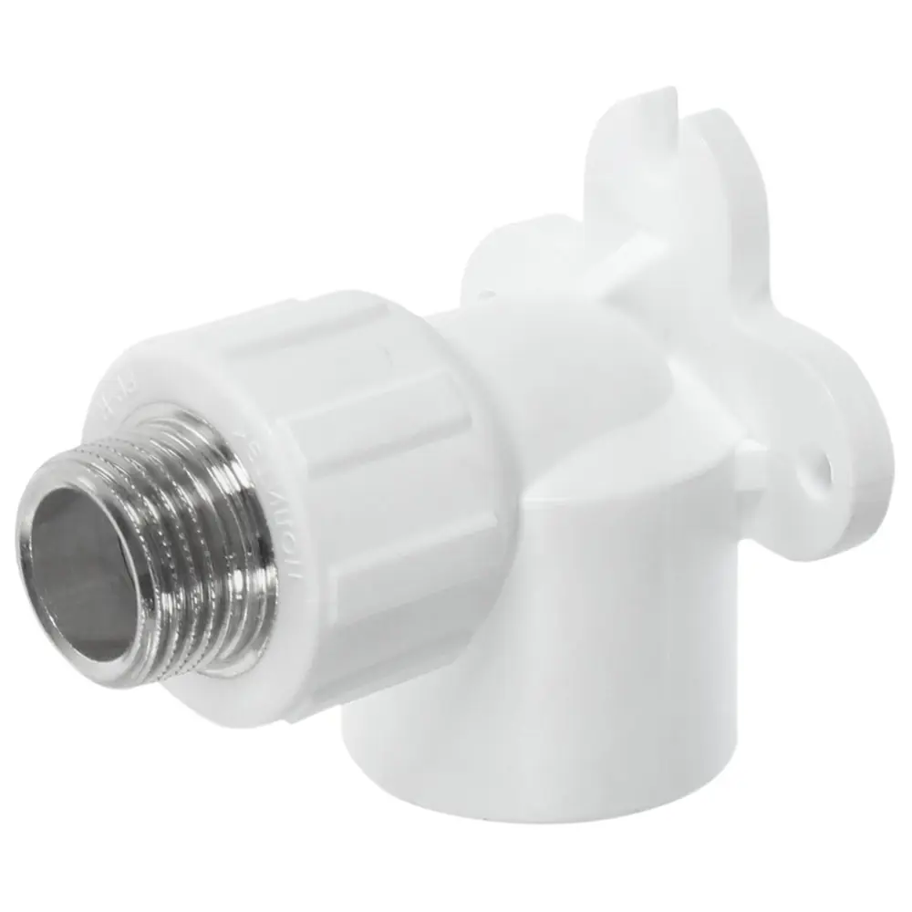 ПОЛИТЭК Настенная водорозетка для углового соединения труб 1/2"x25 мм 13565107 STLM-0003381