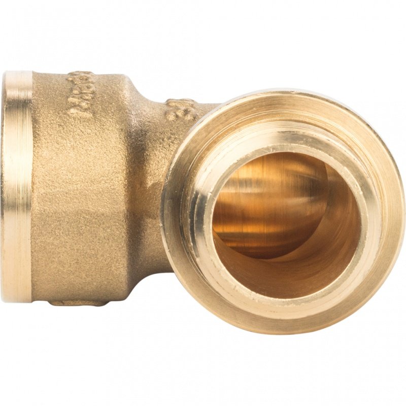 Угольник ВН с упором 3/4" латунь STOUT SFT0015000034 - Вид №1